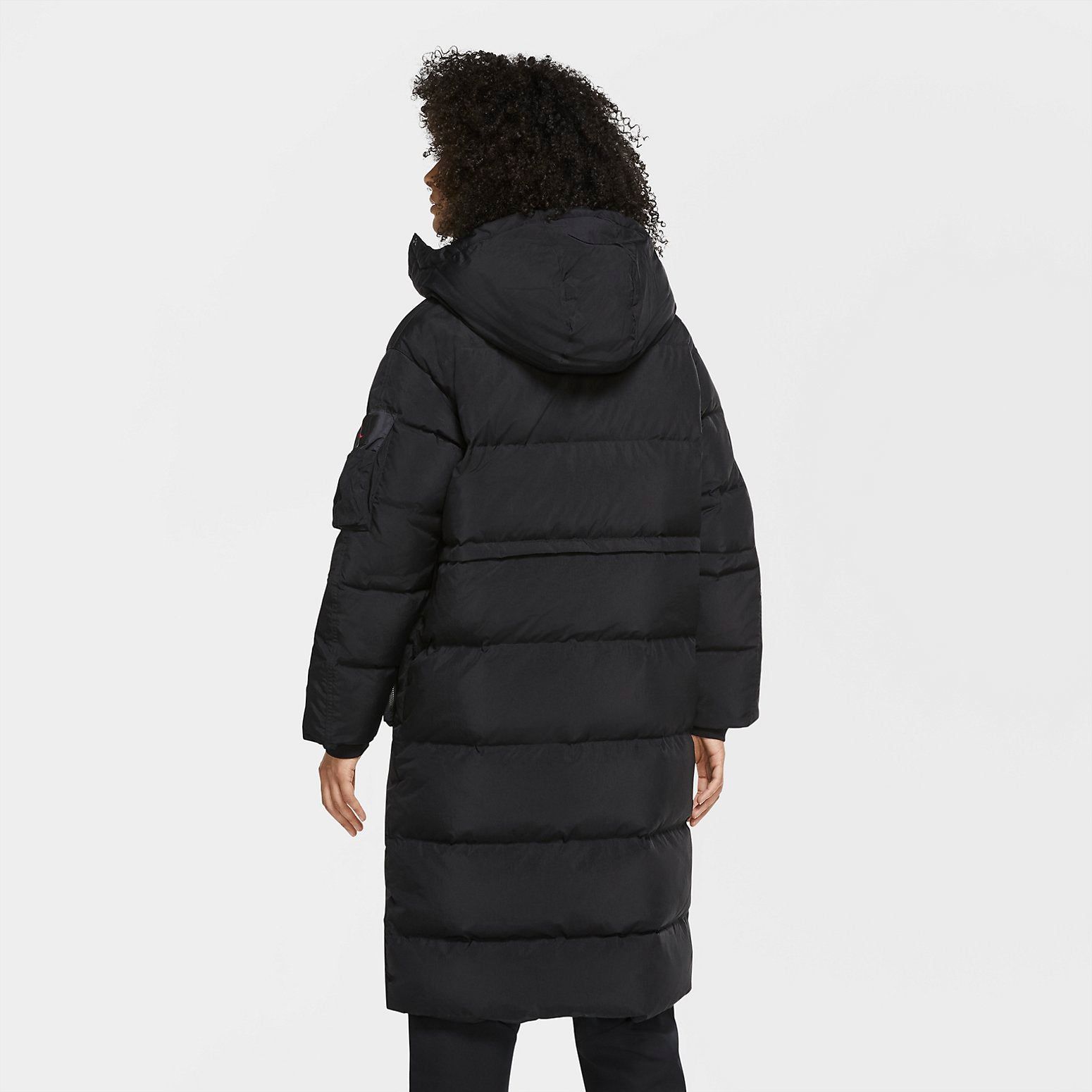 (WMNS) Air Jordan Down Parka Jacket 'Black' CV2484-010 sold by KicksCrew product image thumbnail 5