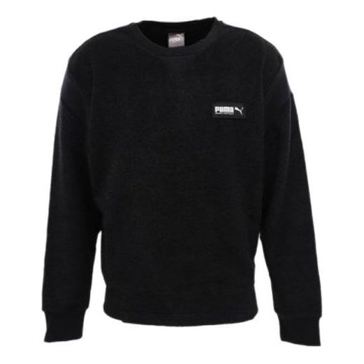 Puma Printed Cotton Sweater 'Black' 581112-01 sold by KicksCrew
