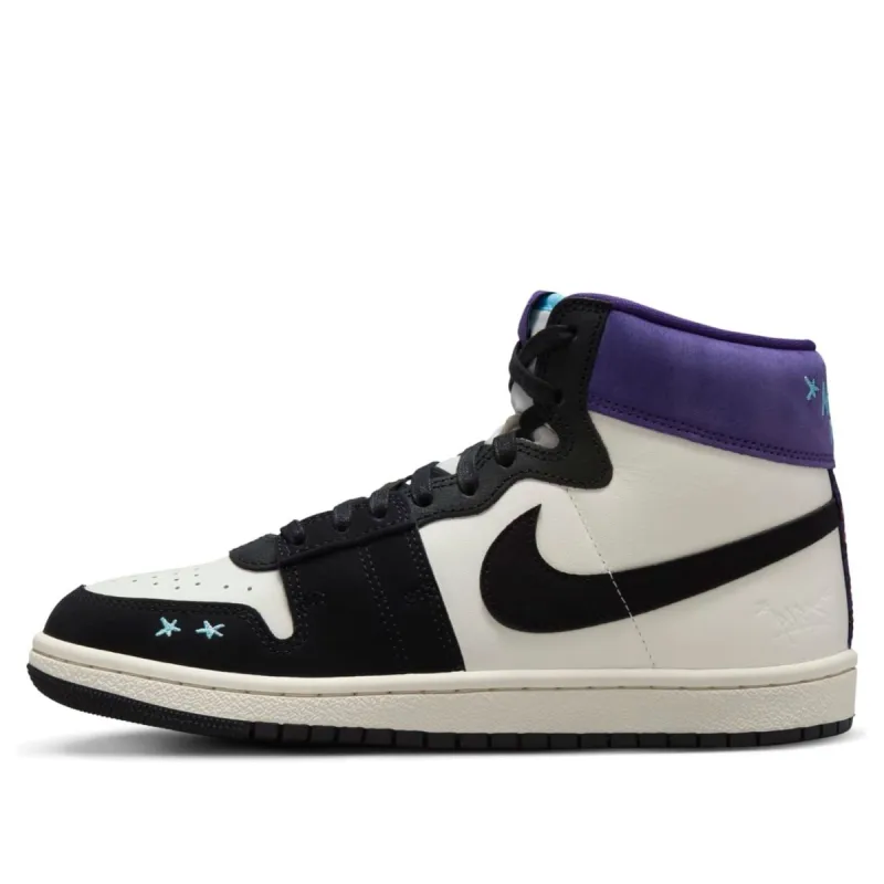 (WMNS) Air Jordan x Opium Air Ship SP 'Black Court Purple' FQ8281-100 sold by KicksCrew