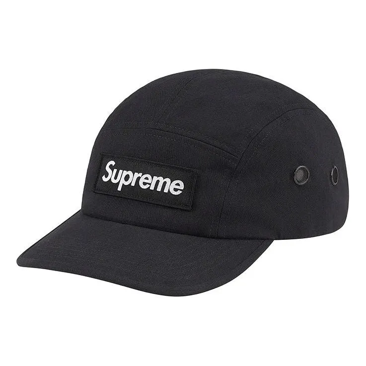 Supreme Military Camp Cap 'Black White' SUP-SS21-732 sold by KicksCrew