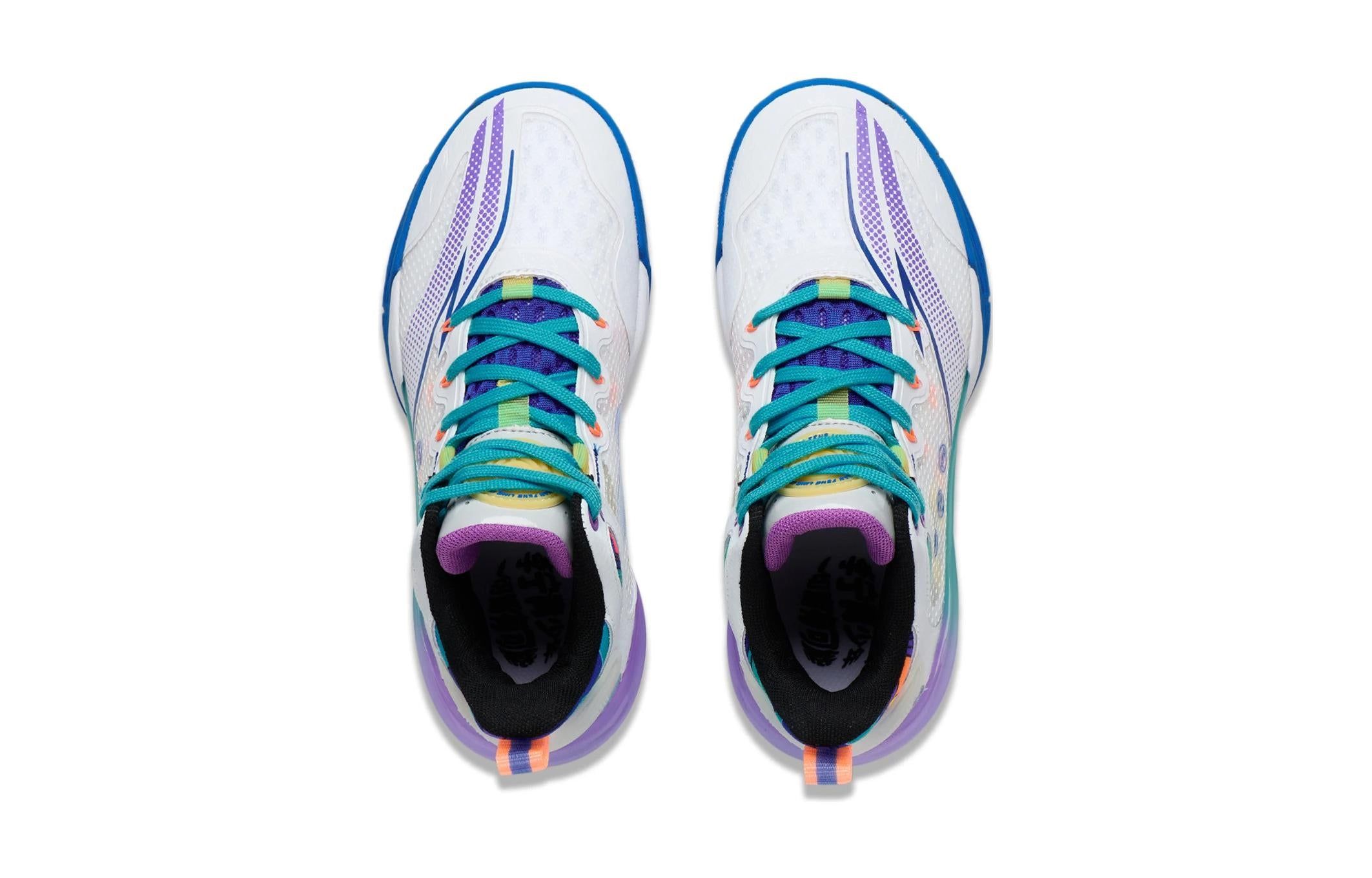 (GS) Li-Ning Pioneer Team 3.0 'White Blue Purple' YKBT026-5 sold by KicksCrew product image thumbnail 4