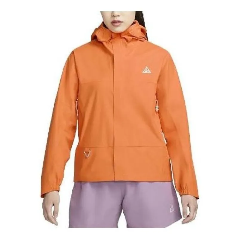 (WMNS) Nike ACG Cascade Rain Storm-FIT Water-Resistant Lightweight Jacket Asia Sizing 'Orange' DV9523-885 sold by KicksCrew