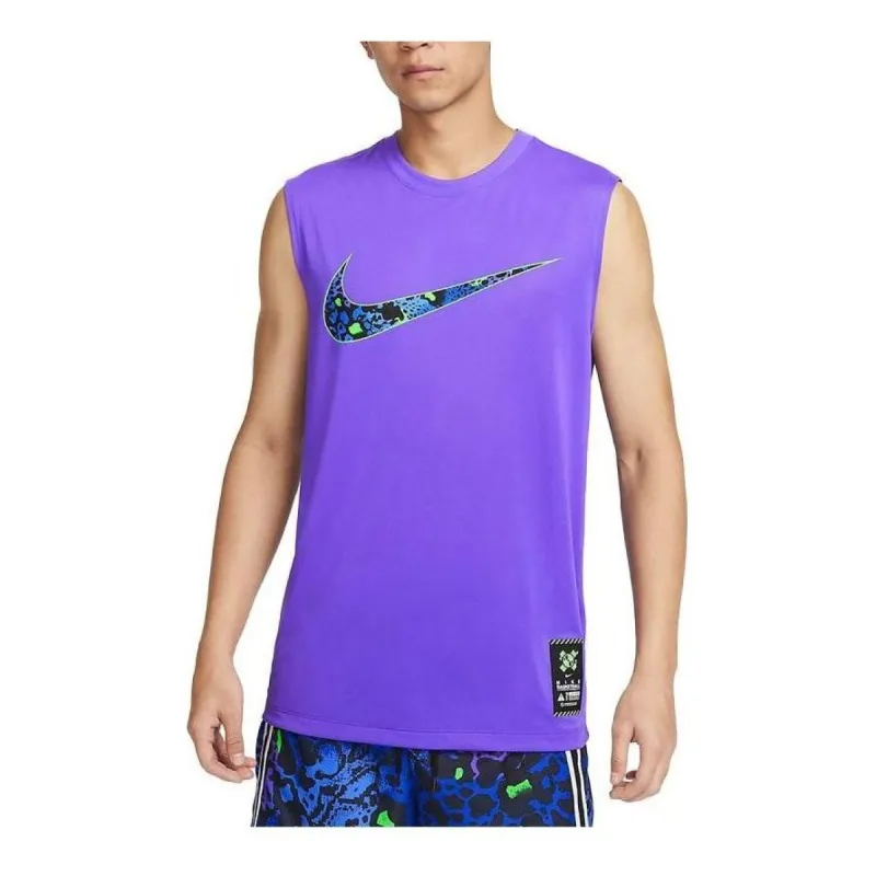 Nike Dri-FIT Quick-Drying Basketball Jerseys 'Purple' FQ0357-547 sold by KicksCrew