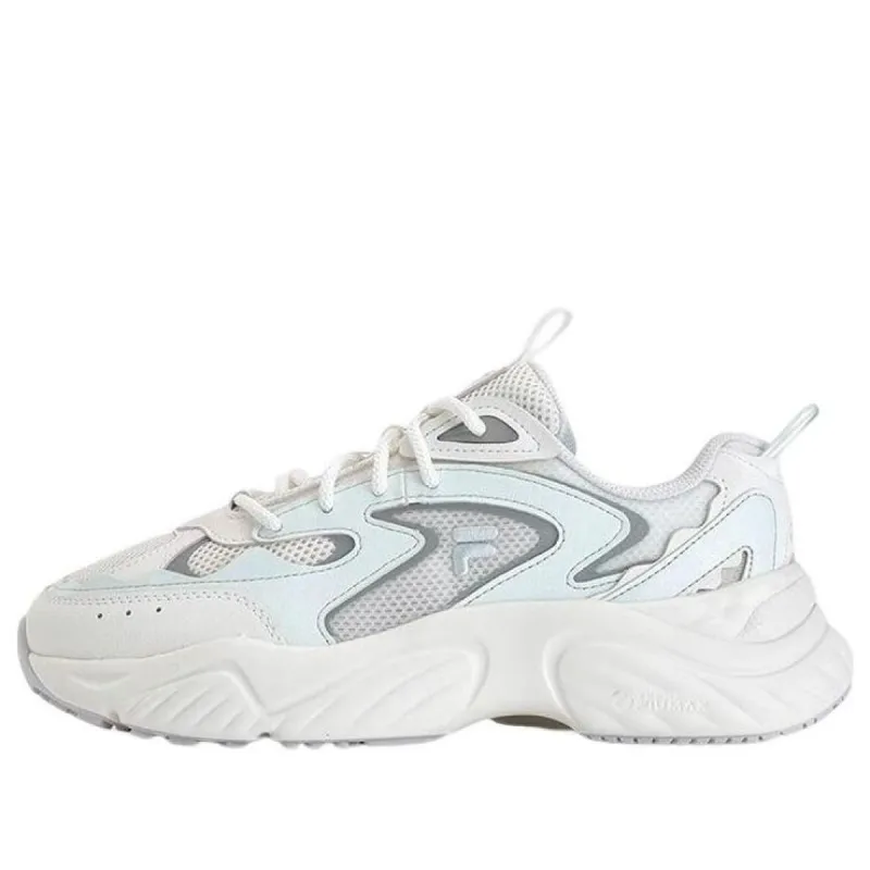 (WMNS) FILA FUSION Conch DX Sneakers 'White Blue Silver' T12W321107FBA sold by KicksCrew