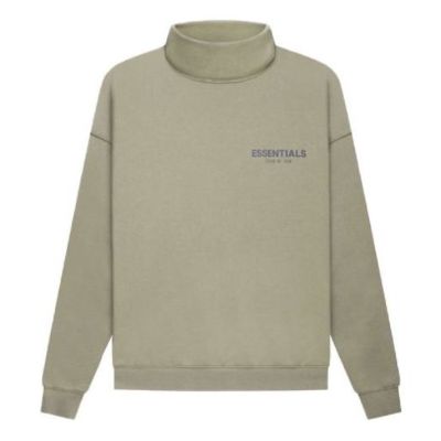 Fear of God Essentials FW21 Pullover Mock Neck Sweatshirt 'Pistachio' FOG-FW21-010 sold by KicksCrew