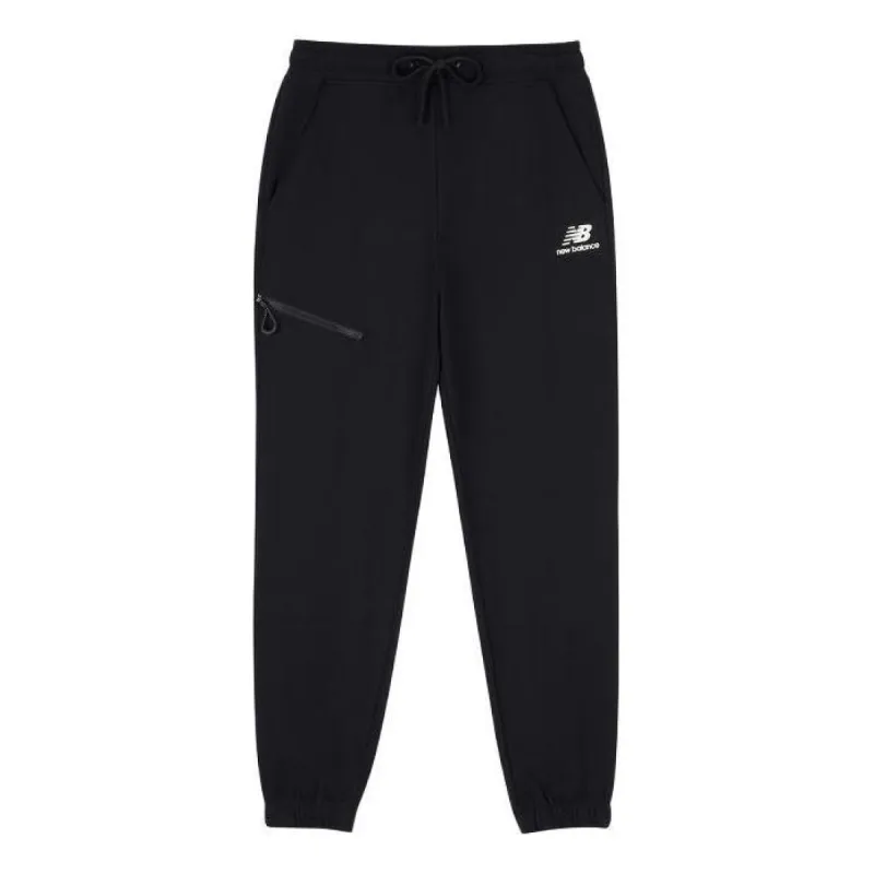 New Balance Classic Logo Sport Joggers 'Black' AMP33370-BK sold by KicksCrew