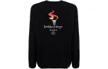 Balenciaga Paris Olympics Crew Neck Sweater 'Black' 621032T41041070 sold by KicksCrew