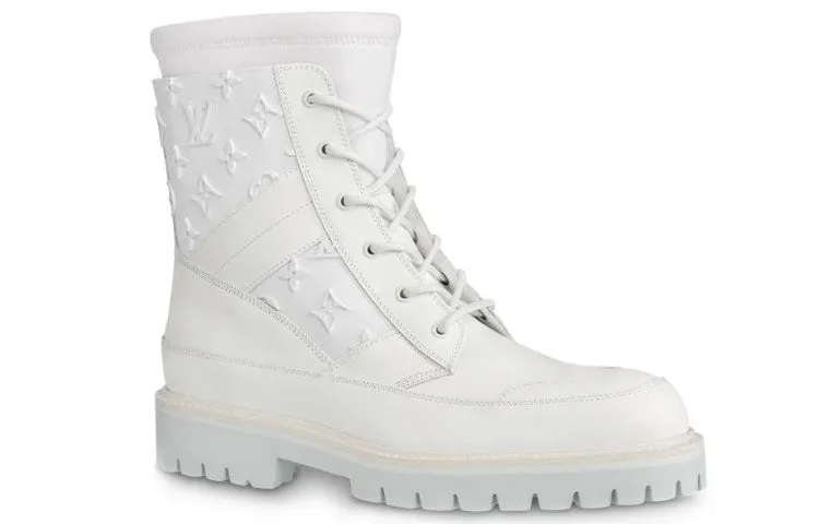 LOUIS VUITTON Landscape Boots 'White Monogram' 1A7P8G sold by KicksCrew product image thumbnail 2
