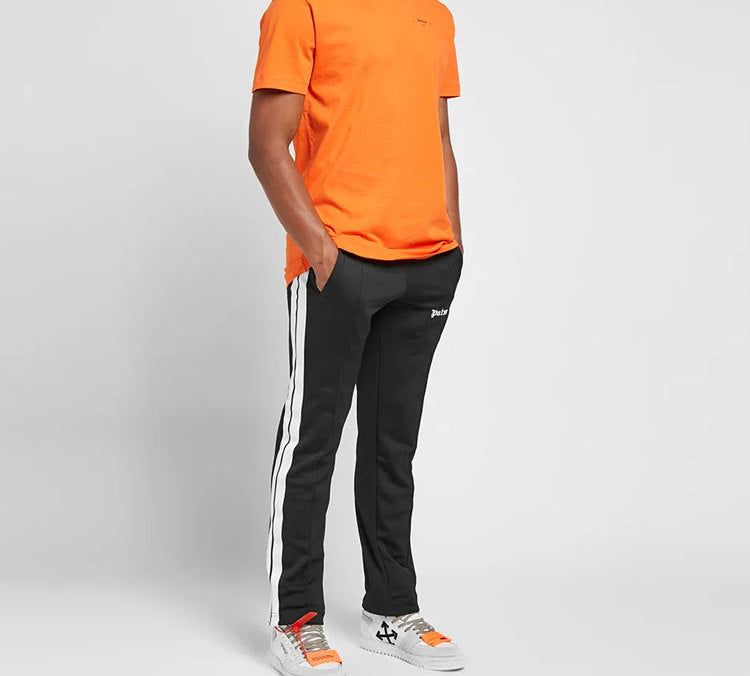 Off-White Logo Printed Crewneck Tops Logo Men Orange OMAA027F191850081910 sold by KicksCrew product image thumbnail 3