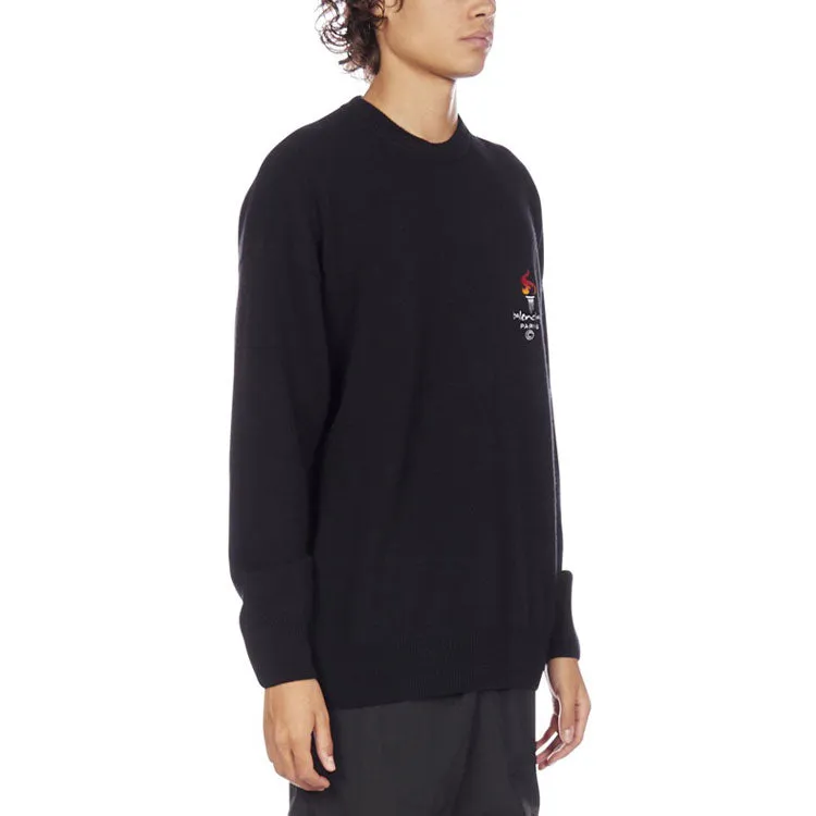Balenciaga Paris Olympics Crew Neck Sweater 'Black' 621032T41041070 sold by KicksCrew product image thumbnail 3