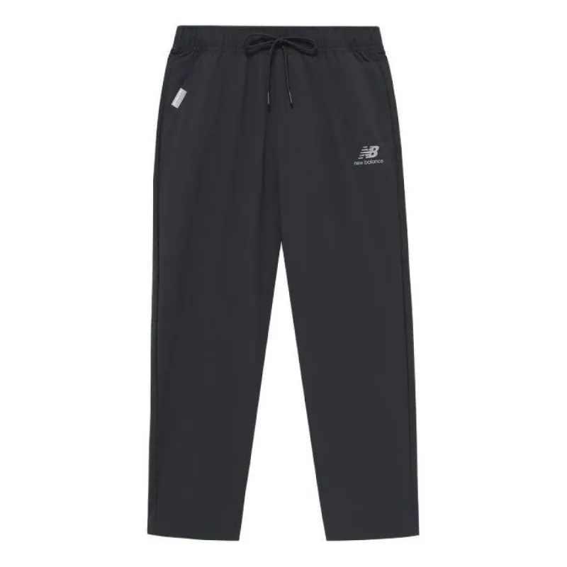 New Balance Logo Knit Slim Pants 'Black' AMP32359-BK sold by KicksCrew