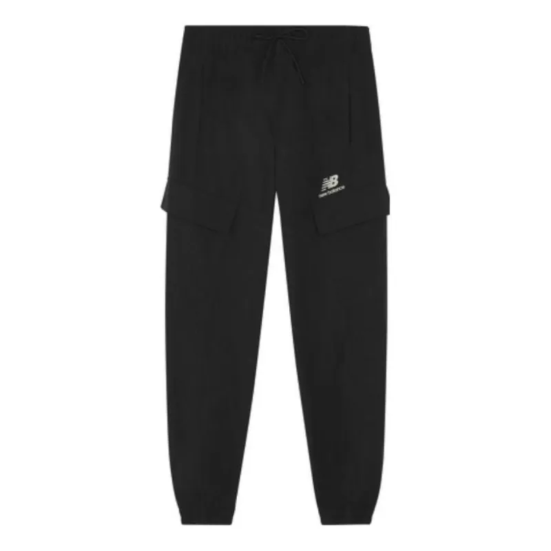 New Balance Sportswear Oversized Cargo Sweatpants 'Black' AMP23311-BK sold by KicksCrew