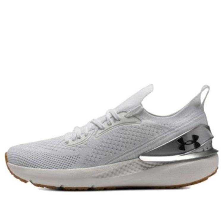 Under Armour Shift Running Shoes 'White Silver' 3027776-100 sold by KicksCrew