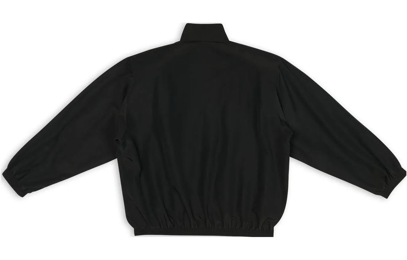 Balenciaga Sporty B Oversized Tracksuit Nylon Jacket 'Black' 706440TKO481000 sold by KicksCrew product image thumbnail 2