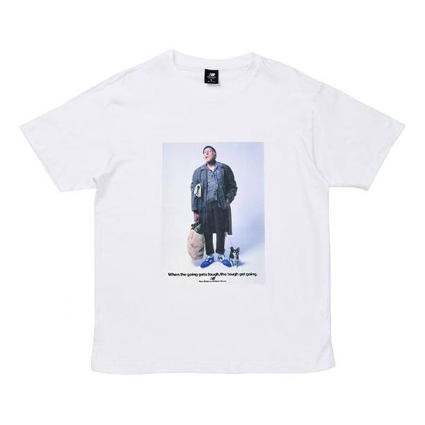 New Balance Essentials Grandpa T-shirt 'White' AMT21569-WT sold by KicksCrew