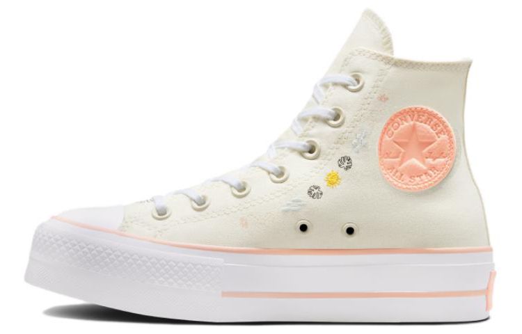 (WMNS) Converse Chuck Taylor All Star Lift HI Shoes 'Floral Embroidery' A03516C sold by KicksCrew product image thumbnail 2