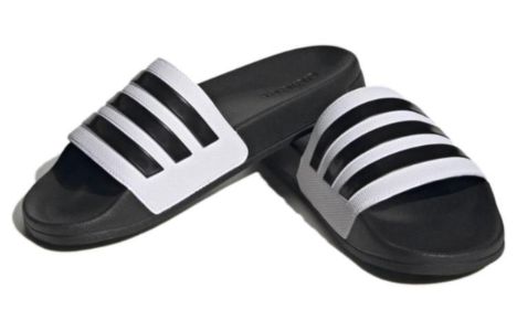 Adidas Originals Adilette Shower Slides 'Cloud White Black' GZ9508 sold by KicksCrew