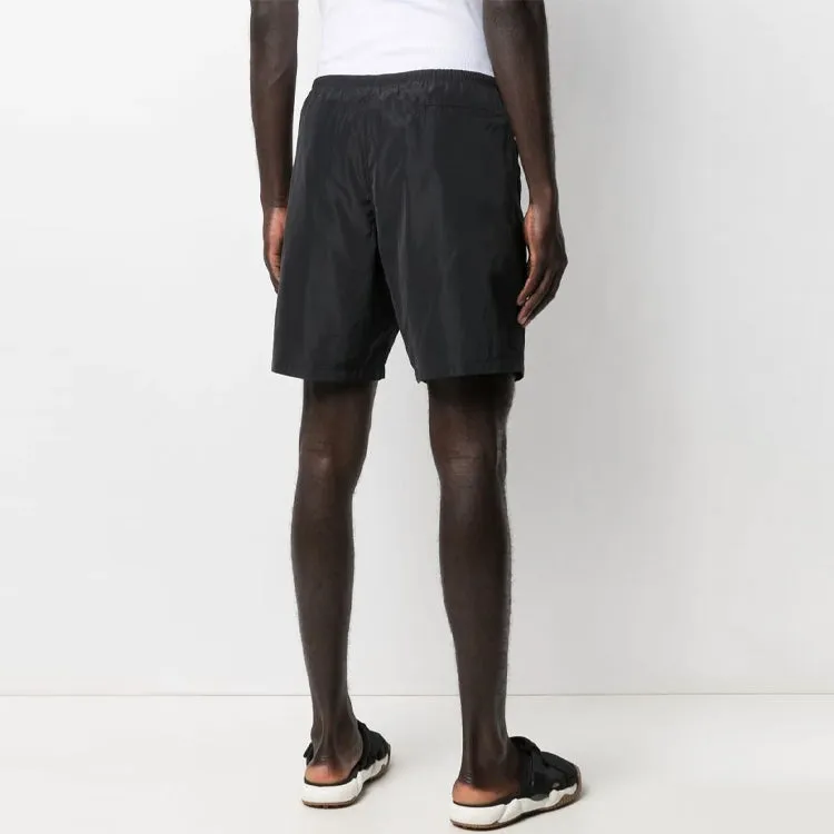 Palm Angels Curved Logo Swim Short 'Black White' PMFA005S21FAB0011001 sold by KicksCrew product image thumbnail 4