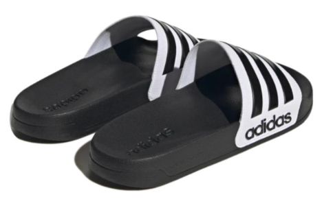 Adidas Originals Adilette Shower Slides 'Cloud White Black' GZ9508 sold by KicksCrew