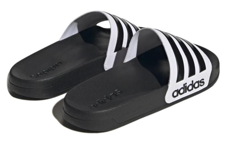 Adidas Originals Adilette Shower Slides 'Cloud White Black' GZ9508 sold by KicksCrew product image thumbnail 4