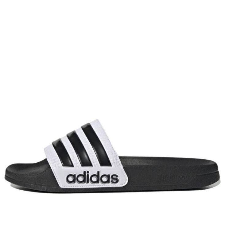 Adidas Originals Adilette Shower Slides 'Cloud White Black' GZ9508 sold by KicksCrew