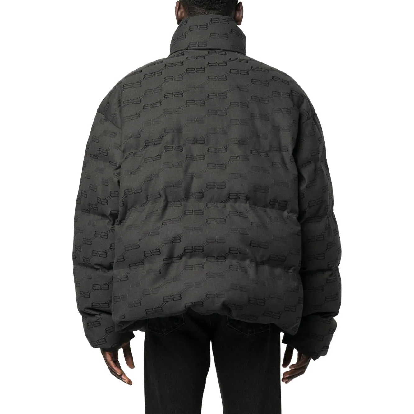 Balenciaga BB Monogram Puffer Jacket 'Black' 681885TML331269 sold by KicksCrew product image thumbnail 3