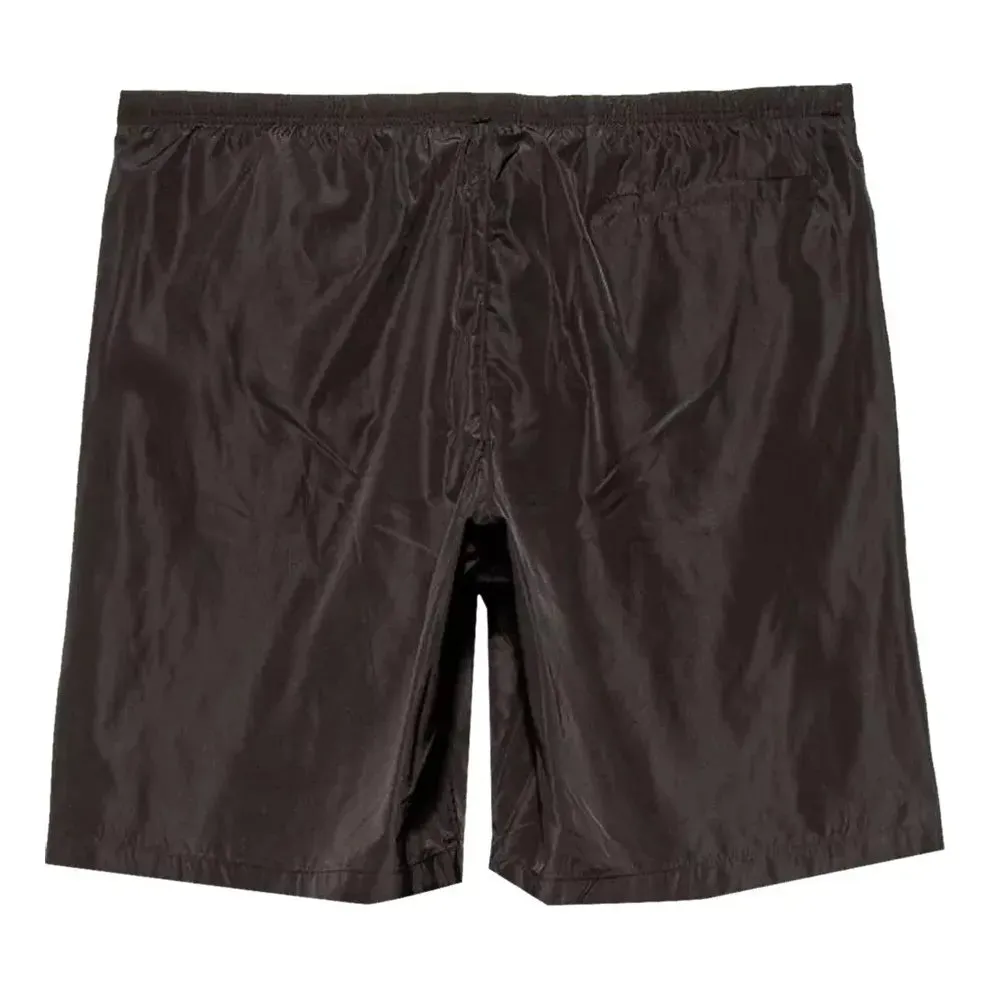 Palm Angels Curved Logo Swim Short 'Black White' PMFA005S21FAB0011001 sold by KicksCrew product image thumbnail 2