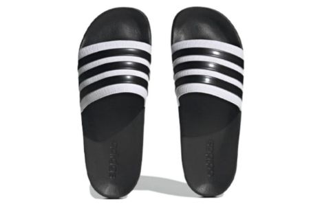 Adidas Originals Adilette Shower Slides 'Cloud White Black' GZ9508 sold by KicksCrew
