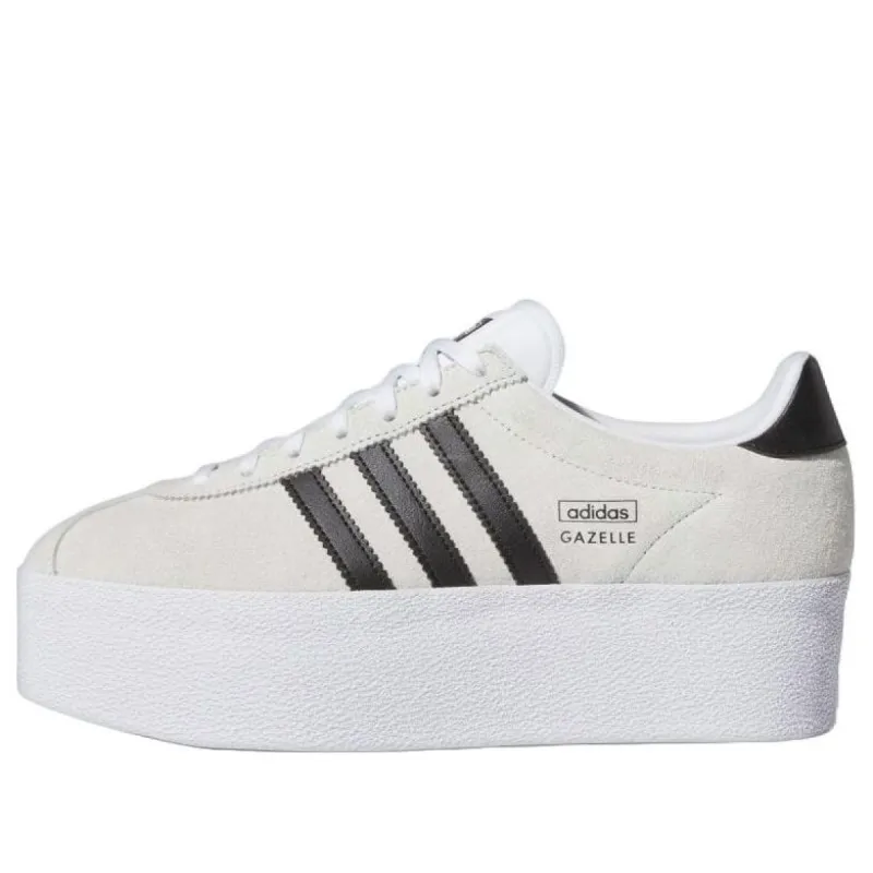(WMNS) adidas Gazelle Up 'White Black' IH1289 sold by KicksCrew