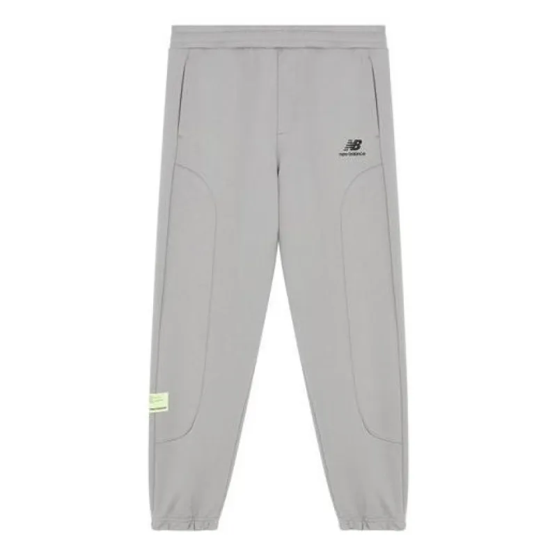 New Balance Logo Casual Sweatpants 'Grey' AMP21366-MHD sold by KicksCrew