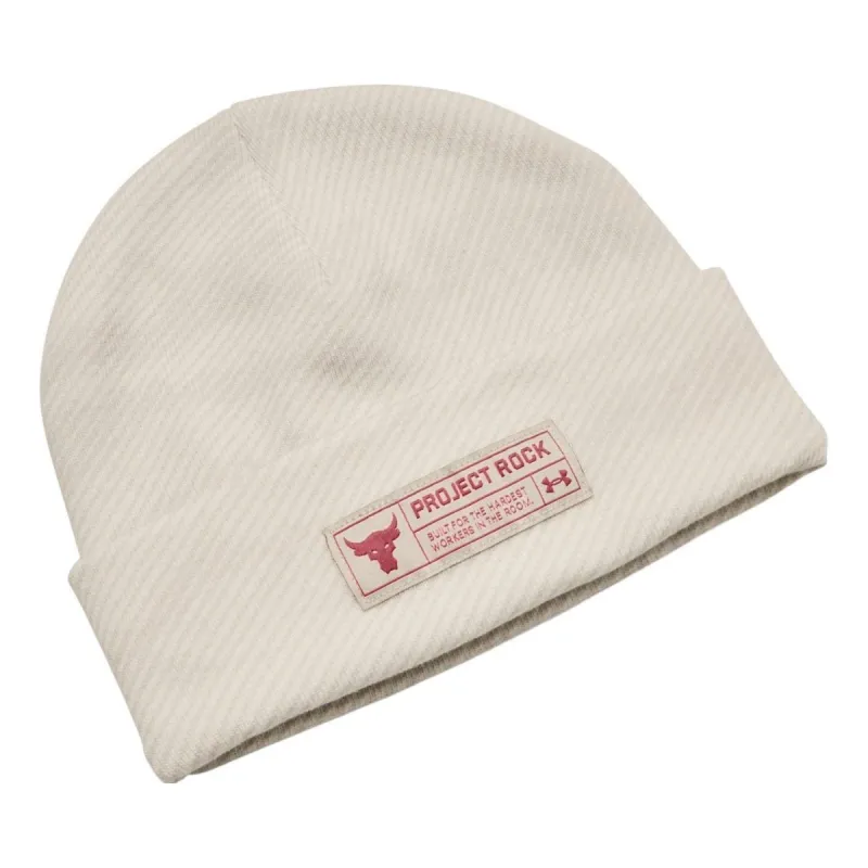 Under Armour Project Rock Beanies 'Beige' 1373109-110 sold by KicksCrew