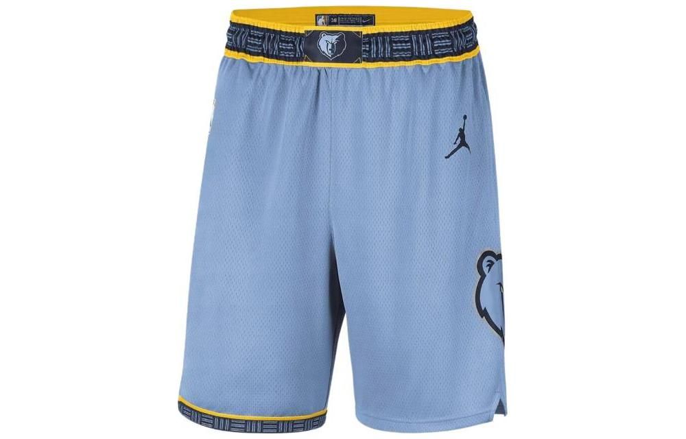 Air Jordan NBA Grizzlies Swingman Shorts 'Blue' CV9565-422 sold by KicksCrew product image thumbnail 2