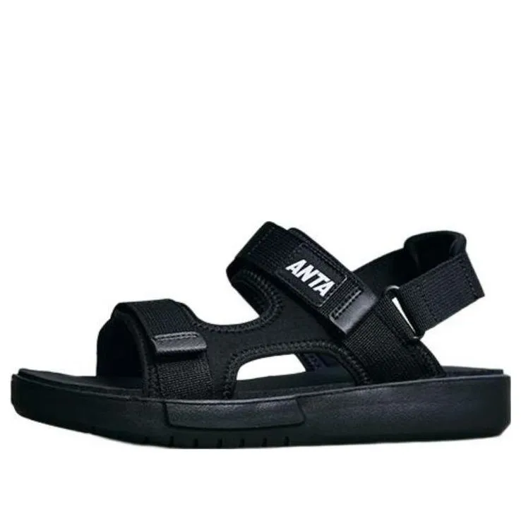 ANTA Life Series Sandals 'Black' 112338505-1 sold by KicksCrew