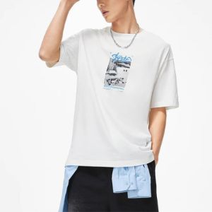 Li-Ning x Disney Oswald Graphic T-shirt 'White' AHST309-6 sold by KicksCrew