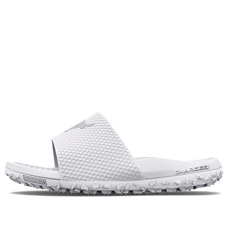 Under Armour Project Rock Slide 'White Halo Grey' 3025237-101 sold by KicksCrew
