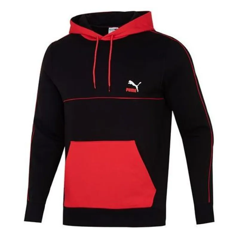 Puma CLSX ColBlock Hoodie 'Black' 534158-01 sold by KicksCrew