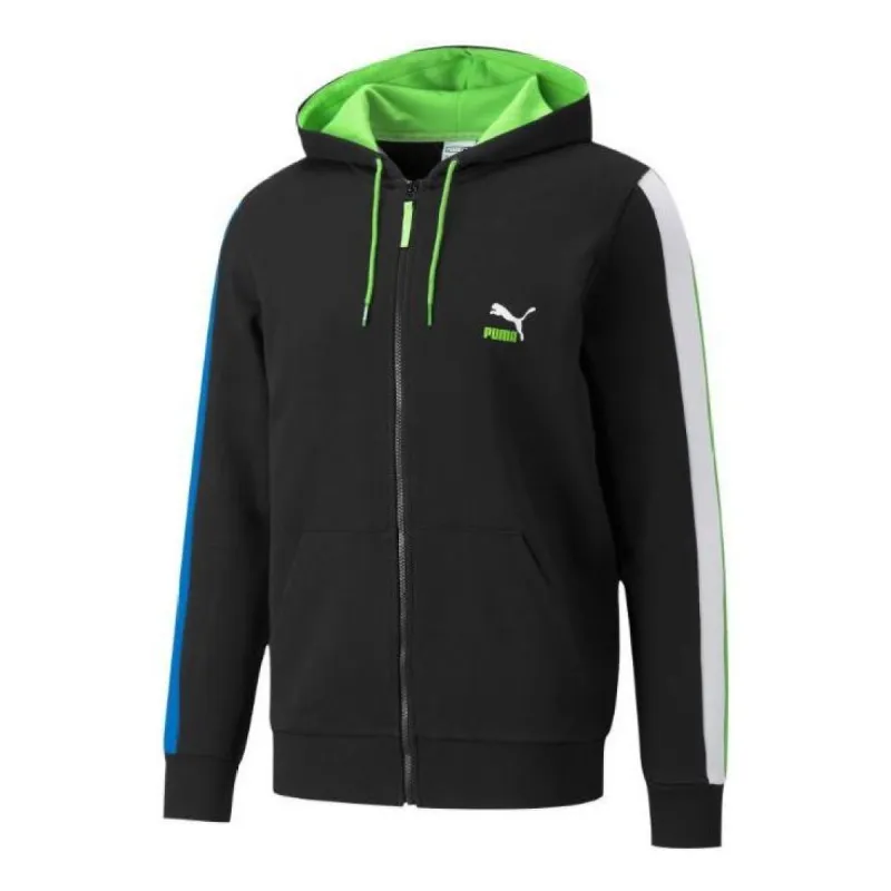Puma CLSX ColBlock Hoodie 'Black' 534156-51 sold by KicksCrew
