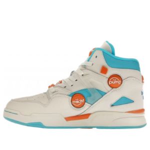 Reebok x MSCHF R Pump Omni Zone 2 'White Blue Orange' MSCHF013 sold by KicksCrew