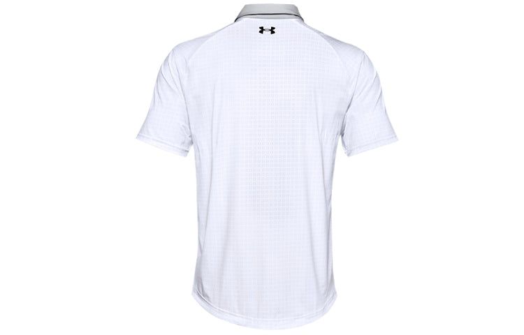 Under Armour Iso-Chill Grid Polo Shirt 'White' 1356650-100 sold by KicksCrew product image thumbnail 2