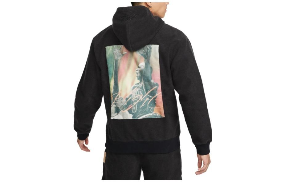 Air Jordan Flight Heritage Pullover Hoodie 'Black' DC9584-010 sold by KicksCrew product image thumbnail 2