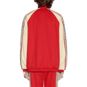 GUCCI Patchwork Vintage Baseball Jacket Unisex Red 545601-XJACZ-6116 sold by KicksCrew