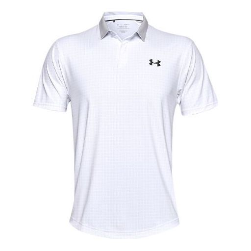 Under Armour Iso-Chill Grid Polo Shirt 'White' 1356650-100 sold by KicksCrew
