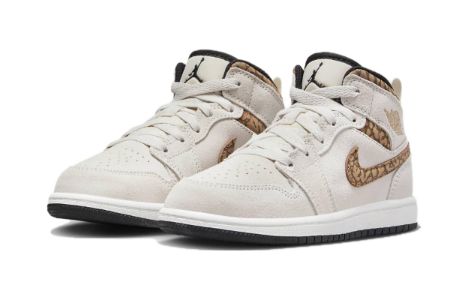 (PS) Air Jordan 1 Mid SE 'Brown Elephant' DZ5370-102 sold by KicksCrew
