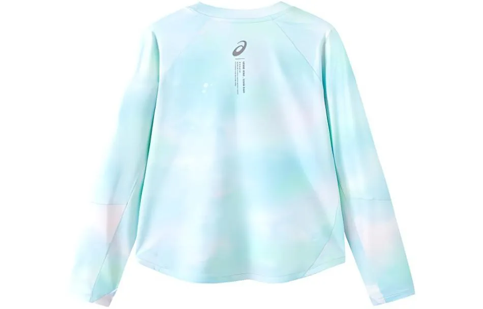 (GS) ASICS Long Sleeved Tie-Dye Sweatshirt 'Blue White' 331241004035 sold by KicksCrew product image thumbnail 2