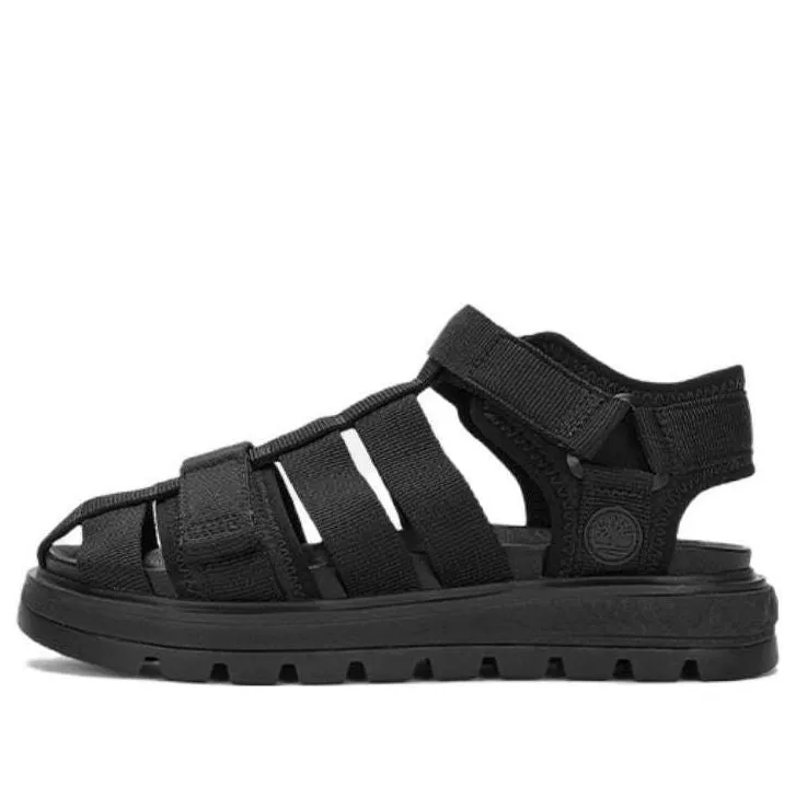 (WMNS) Timberland Ray City Ankle Strap Sandals 'Black' A5RFB sold by KicksCrew
