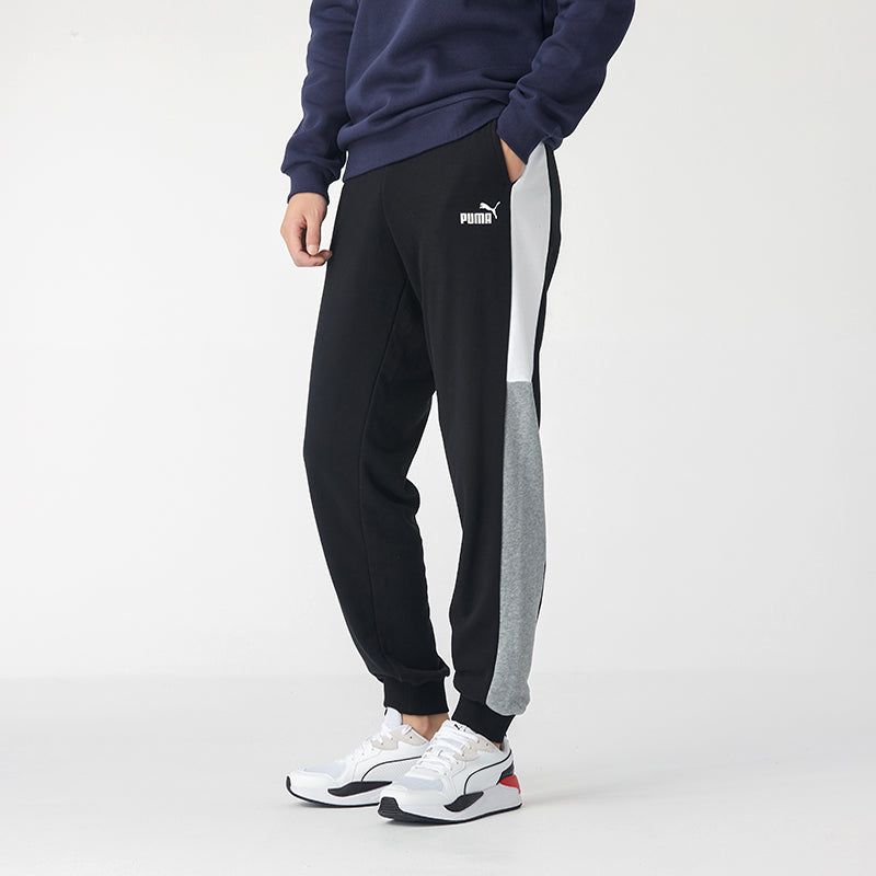 Puma Block Sweatpants 'Black White Grey' 587158-01 sold by KicksCrew product image thumbnail 5
