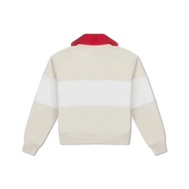 (WMNS) Converse YOTD Half-Zip Crew Sweater 'Beige' 10026812-A01 sold by KicksCrew product image thumbnail 2