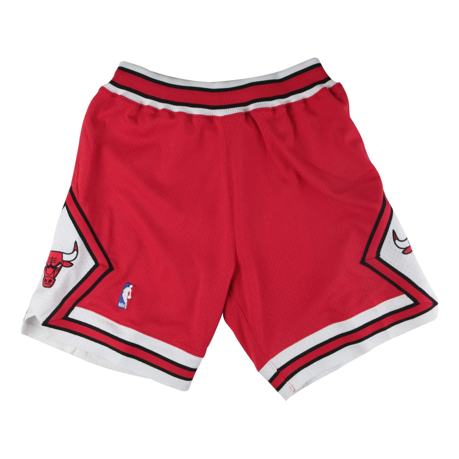 Mitchell & Ness NBA Authentic Shorts Chicago Bulls Road 1997-98 'Red White' ASHRGS18114-CBUSCAR97 sold by KicksCrew