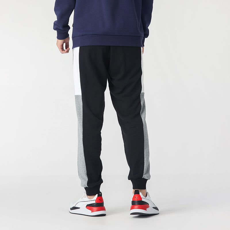 Puma Block Sweatpants 'Black White Grey' 587158-01 sold by KicksCrew product image thumbnail 4