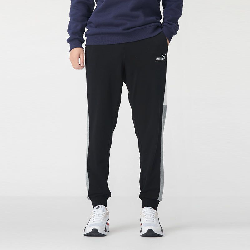 Puma Block Sweatpants 'Black White Grey' 587158-01 sold by KicksCrew product image thumbnail 3